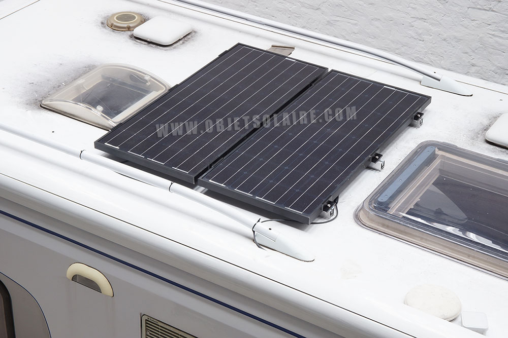 Kit Solaire Camping Car 100w 12 V - Kit Panneau Solaire | Objetsolaire