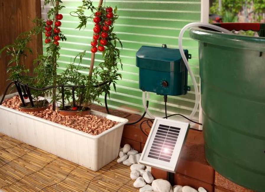 Kit Arrosage Automatique Solaire AnseTo - Programmateur Goutte à Goutte Pour Jardin Et Plantes
