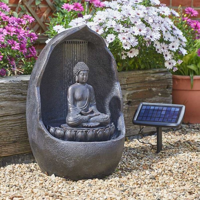 Sculpture de jardin solaire pour décoration de jardin extérieur