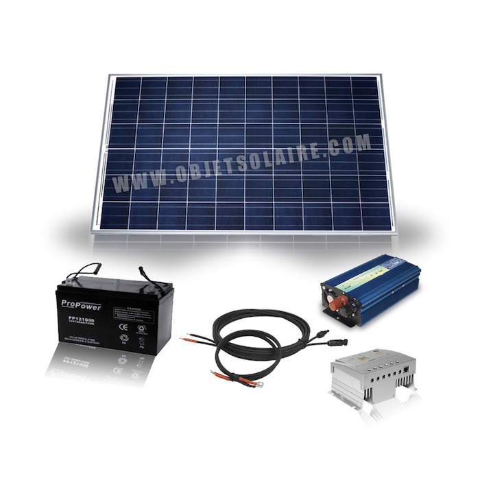 Kit solaire complet 12V DC 260W 100Ah - kits solaires 12V