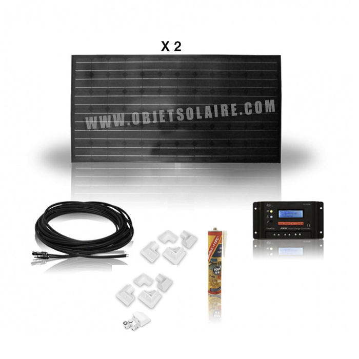 Kit solaire camping-car 200W – 12V