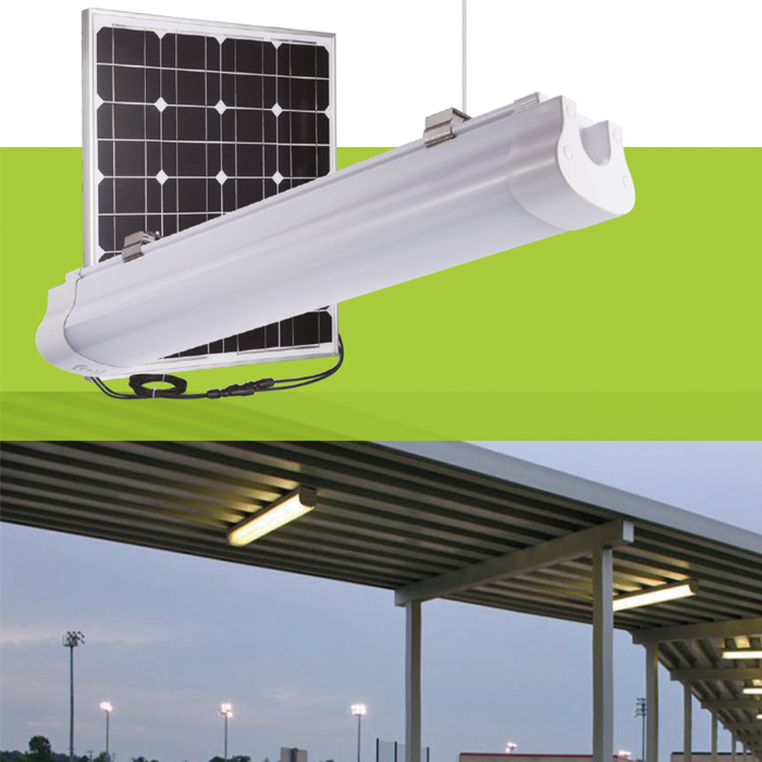 Kit d'éclairage solaire pour abris vélos / abris bus - Abri Plus
