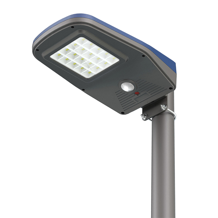 Lampadaire solaire LED avec détecteur STREET LED/15W/3,2V IP65 +  Télécommande