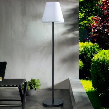 Lampadaire Solaire USB de Terrasse Combo RGB-W fonction Haut-Parleurs Bluetooth