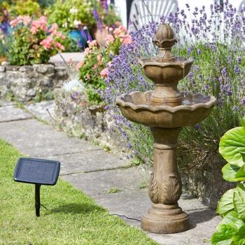 Generic Mini fontaine à eau solaire pour cascade, décoration de jardin à  prix pas cher
