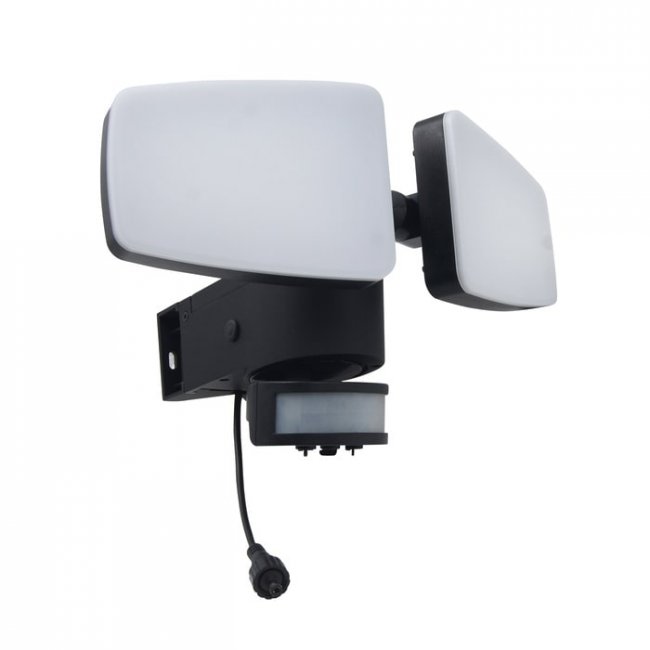 Projecteur Solaire Duo Double Platines Led Détecteur 12W 1200 Lumens